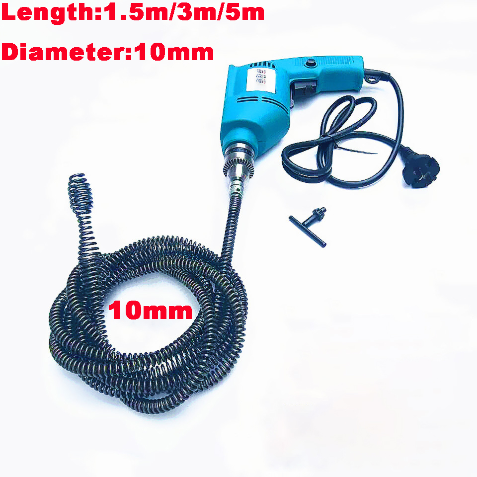 Commercial Kitchen Griddle - 1.5M/3M/5M Pipe Dredging Spring Drain Cleaner