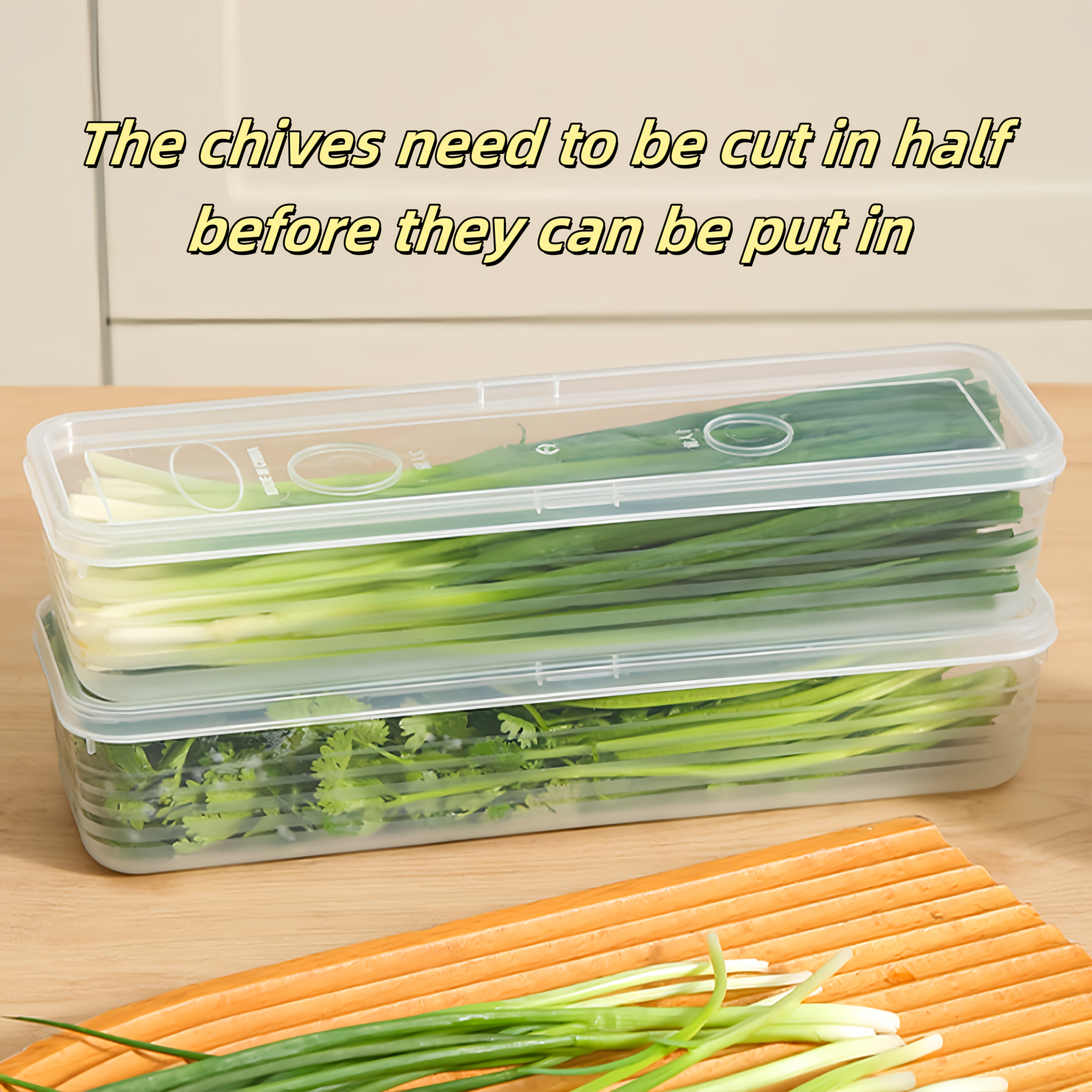 Commercial Kitchen Utensil Organizer - 2/4/6pcs Food Vegetable Storage Containers -