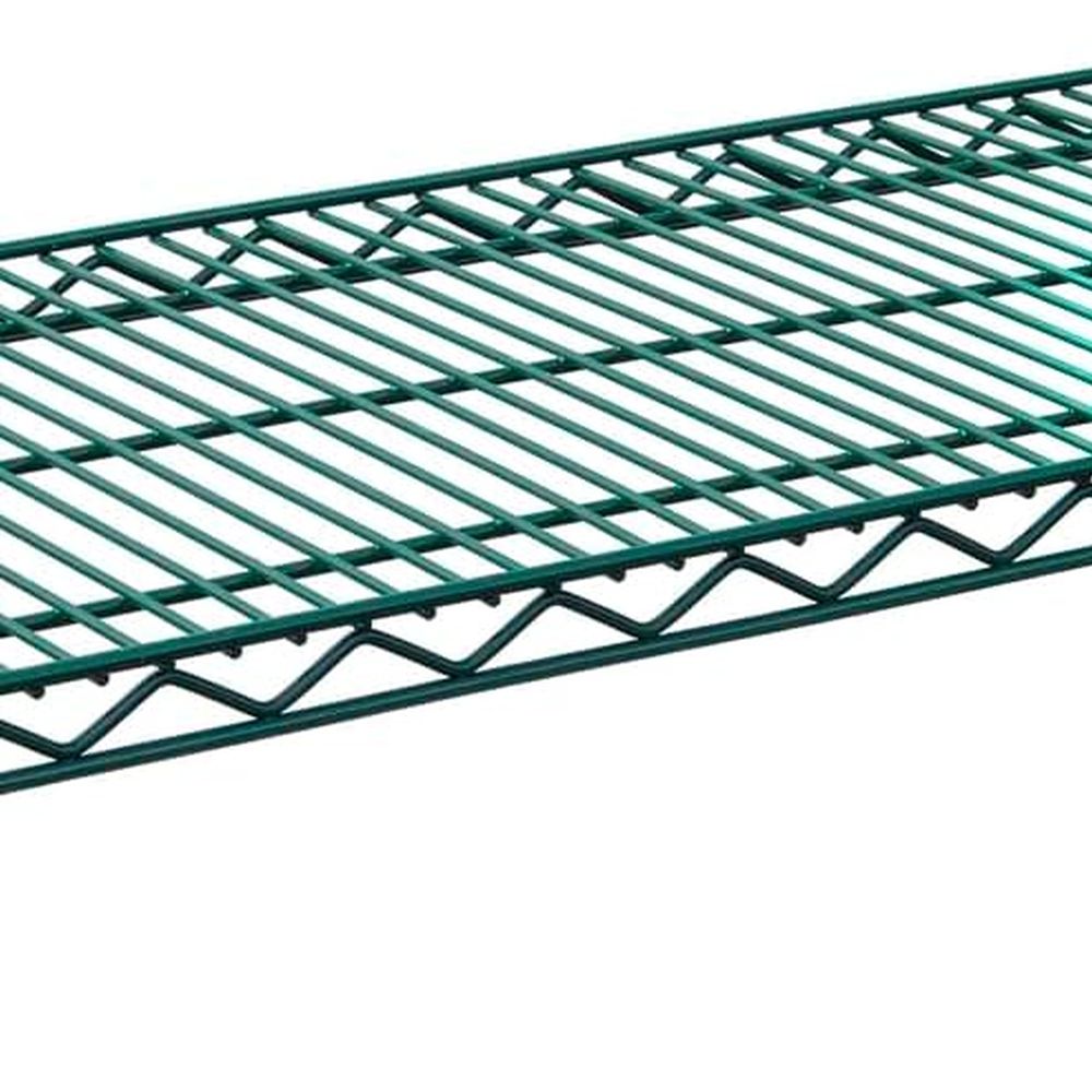 Commercial Kitchen Wall Shelves - Premium Epoxy Green Wire Wall Shelf