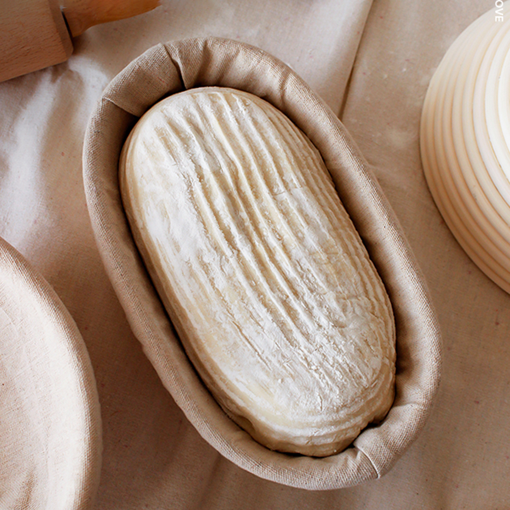 Crepe Maker Griddle - Rattan Bread Proofing Basket Natural Oval