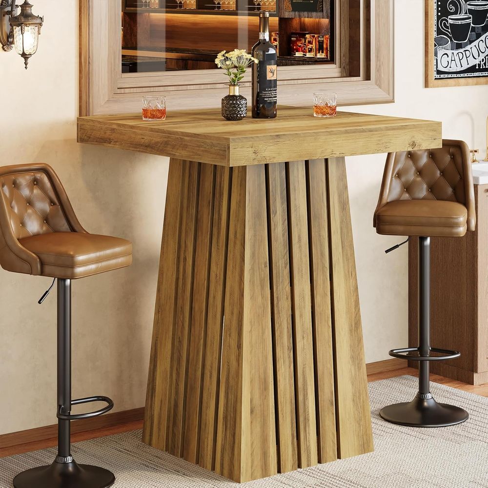 Commercial Kitchen Small Space - 37.4 High Square Bar Table for