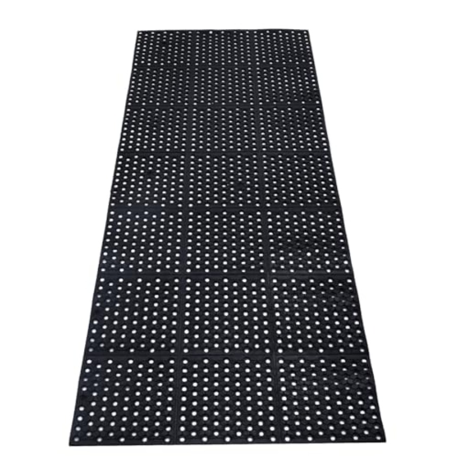Commercial Kitchen Mats Anti Fatigue - 83x35 Commercial Anti-Fatigue Drainage Rubber Matting