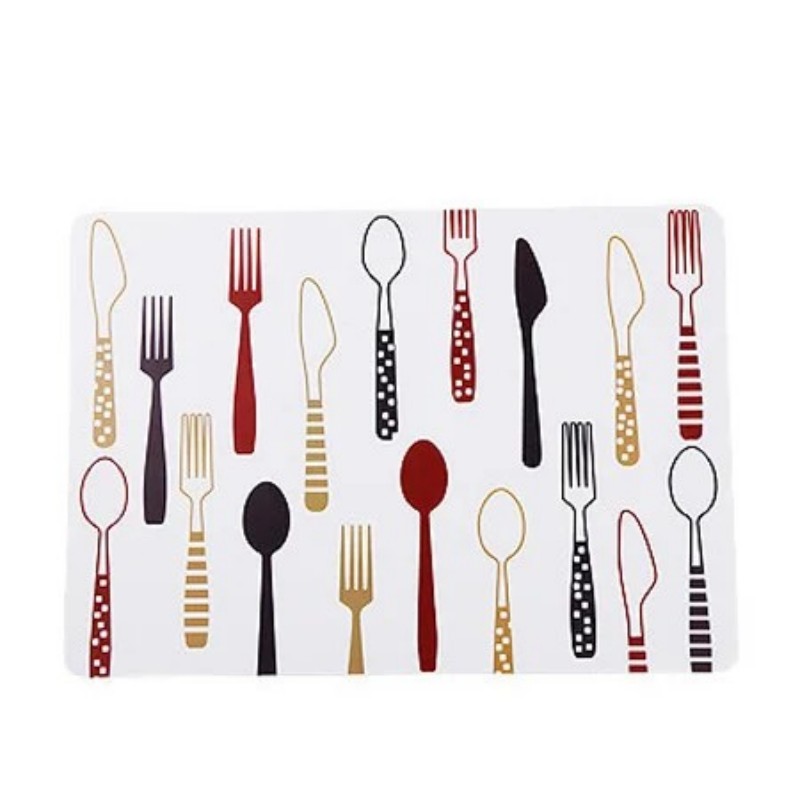 Commercial Kitchen Table - VIKAMA 2/4PCS PVC Placemats Kids Cartoon