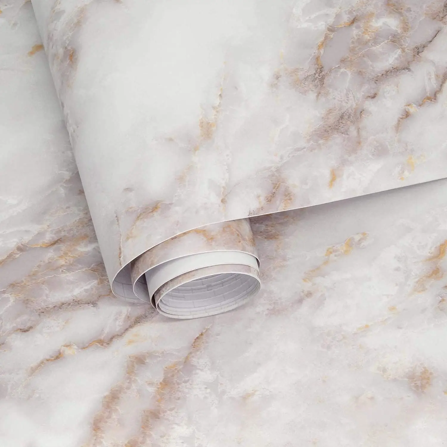 Commercial Kitchen Prep Table - Matte Marble Self Adhesive Stickers for