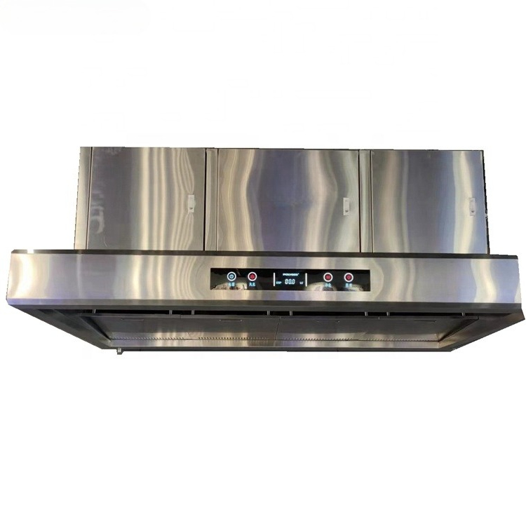 Commercial Kitchen Ventilation System - Stainless steel kitchen range hood commercial