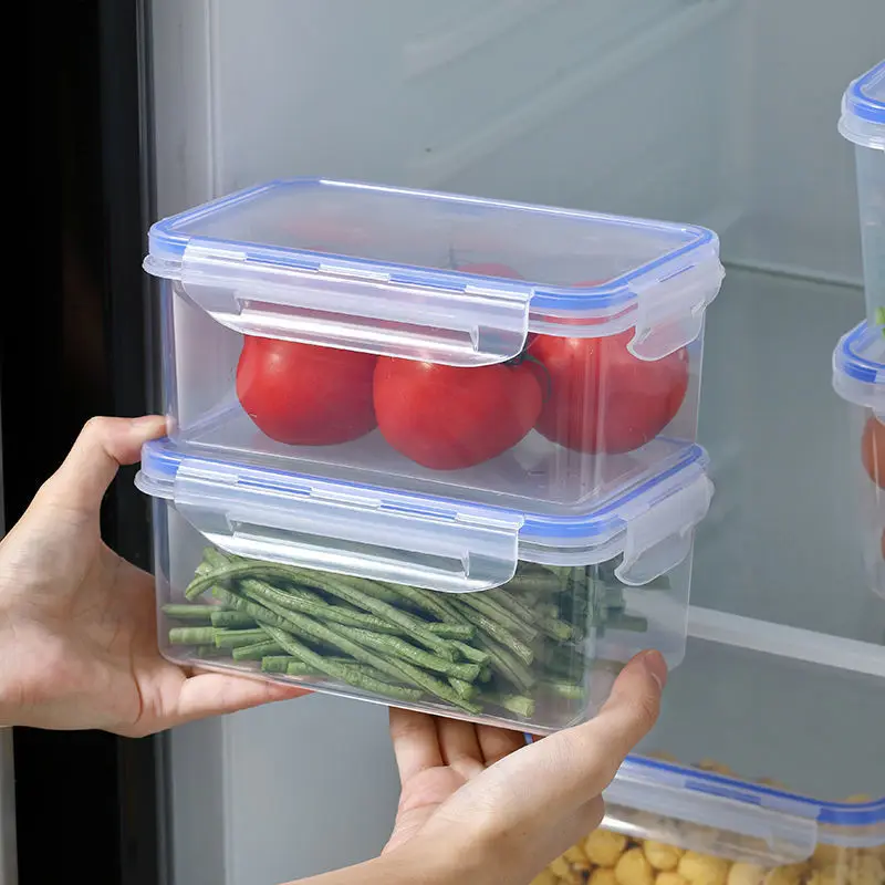 Commercial Kitchen Utensil Organizer - Kitchen Refrigerator Sealed Rectangular Refrigerator Storage