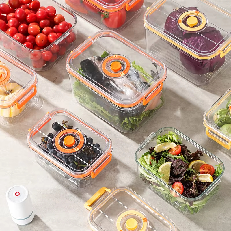 Commercial Kitchen Utensil Organizer - Vacuum Fresh-keeping Box Refrigerator Sealed Canister