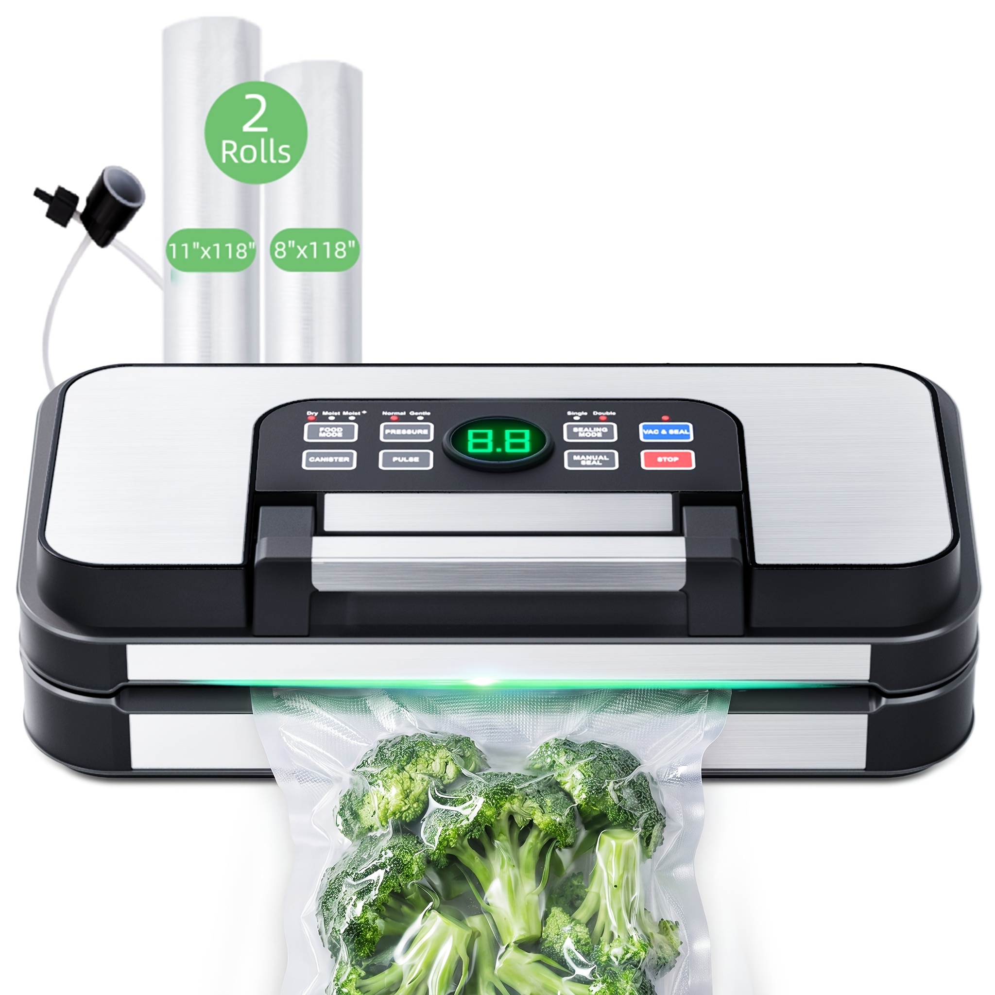 Vacuum Sealer - Vacuum Sealer Machine, 95000 Pa Vacuum