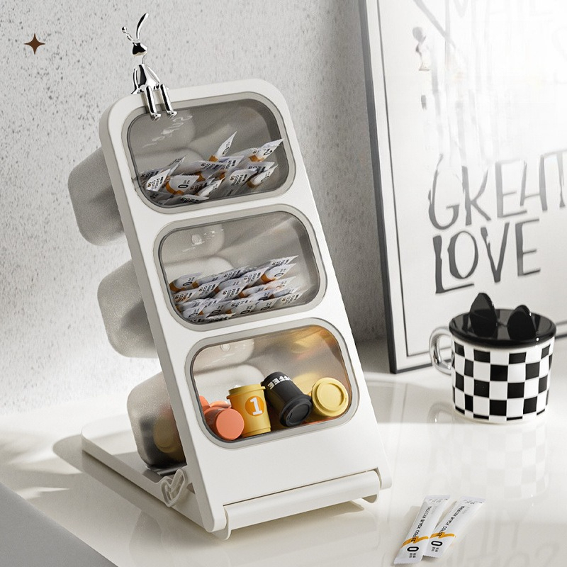Commercial Kitchen Utensil Organizer - 3 Tier Tea Bag Organizer Plastic