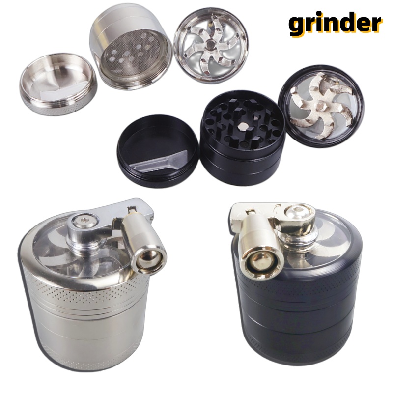 Commercial Kitchen Grinder - Handheld 4-Layer Manual Spice Grinder with