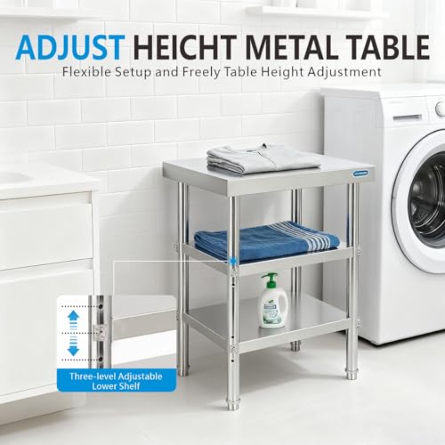 Stainless Steel Table Stainles - Commercial Kitchen Prep Table avis et prix