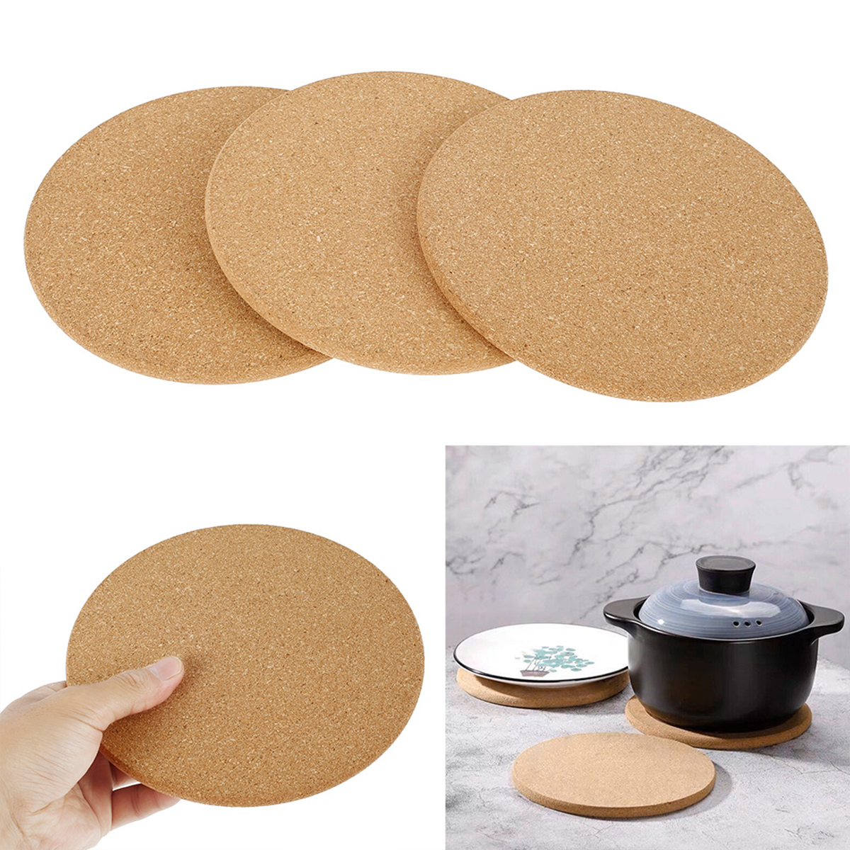 Cork Pot Holder Heat Resistant - Commercial Kitchen Prep Table avis et prix