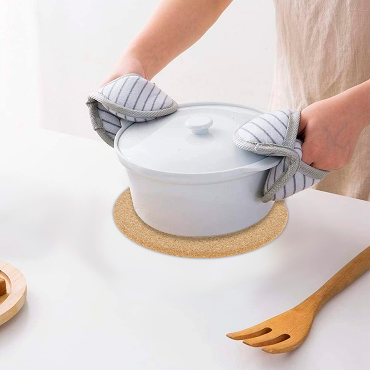Cork Pot Holder Heat Resistant - Commercial Kitchen Prep Table avis et prix