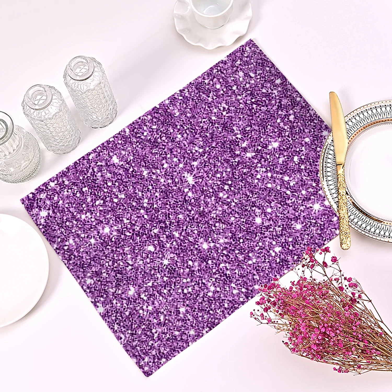 Purple Geometric Pattern Kitch - Commercial Kitchen Table avis et prix