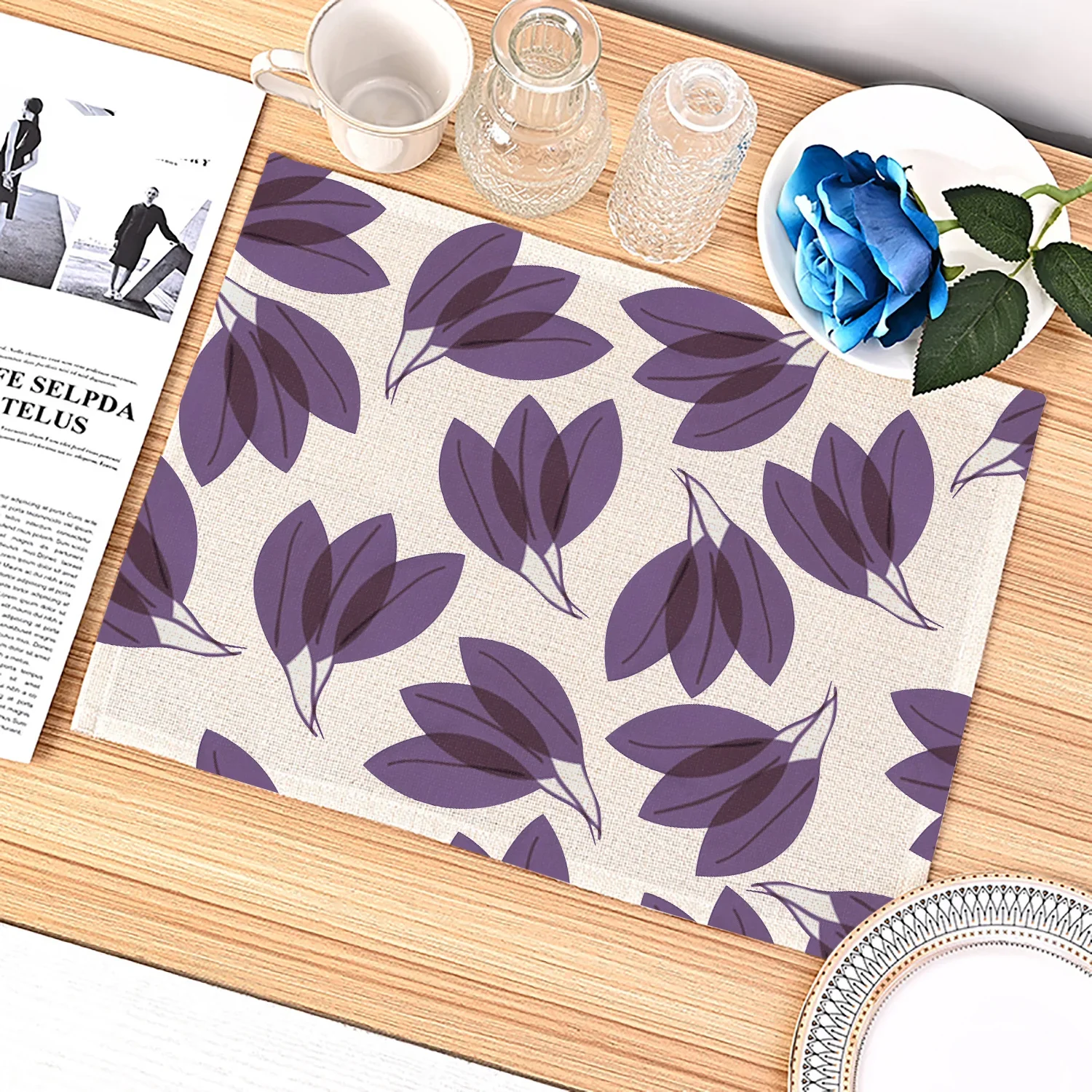 Purple Geometric Pattern Kitch - Commercial Kitchen Table avis et prix