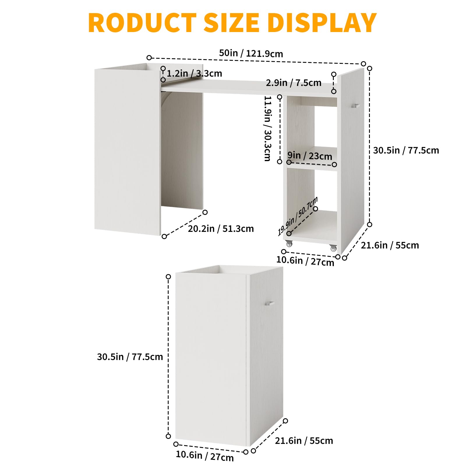 Foldable Computer Desk With St - Commercial Kitchen Small Space avis et prix