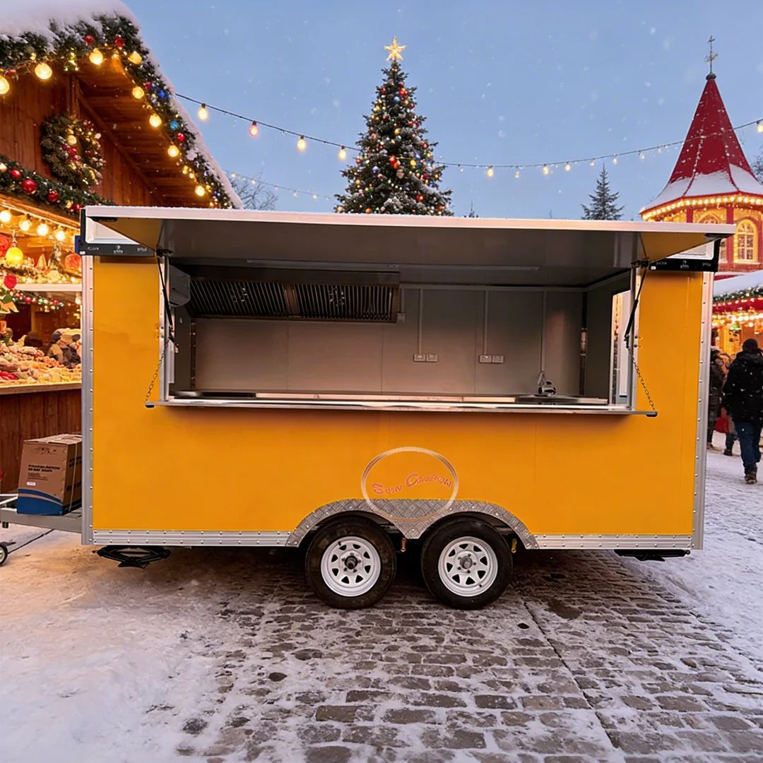 Towable Food Cart with Shelf a - Commercial Kitchen Ventilation System avis et prix