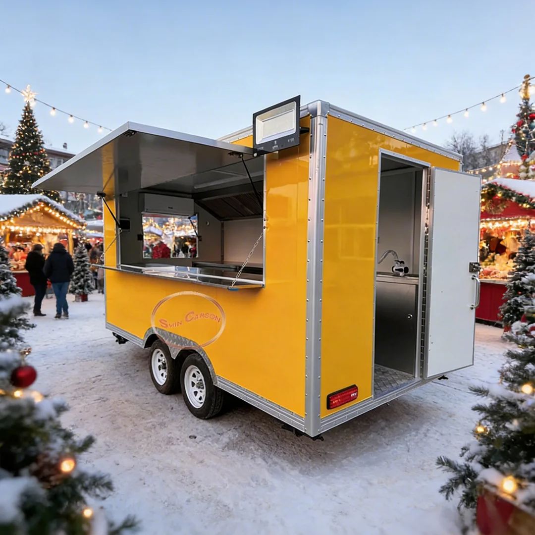 Towable Food Cart with Shelf a - Commercial Kitchen Ventilation System avis et prix