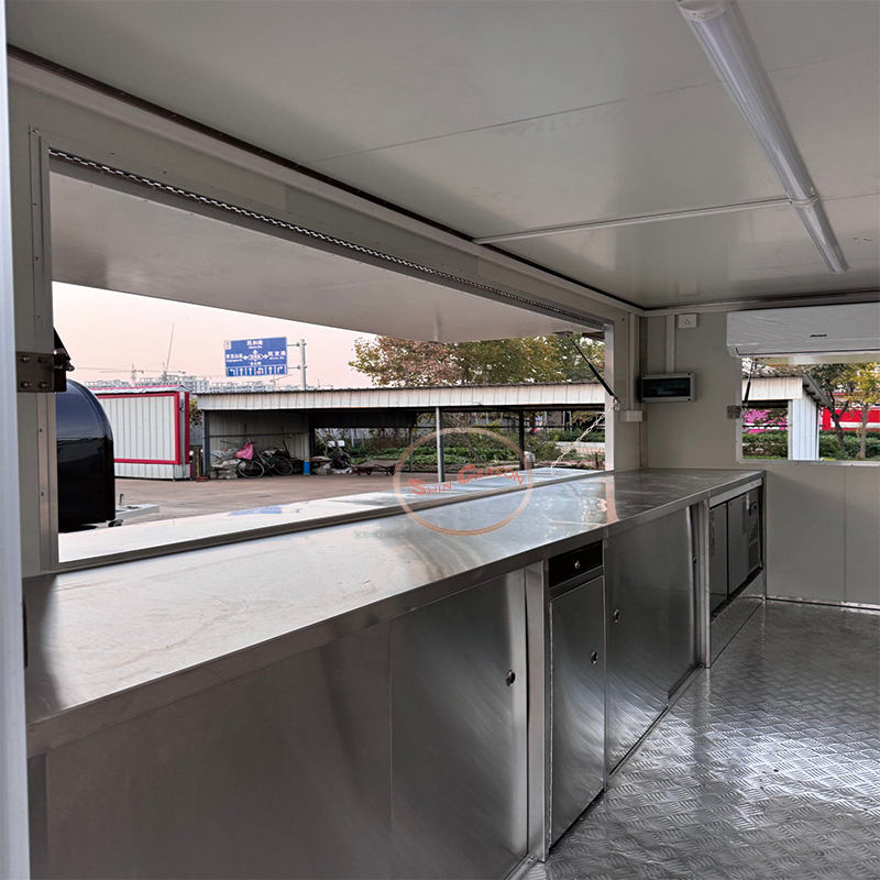 Towable Food Cart with Shelf a - Commercial Kitchen Ventilation System avis et prix