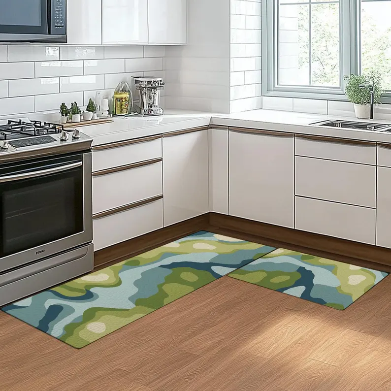 Moss Green Kitchen Mat Anti-Fa - Commercial Kitchen Mats Anti Fatigue avis et prix