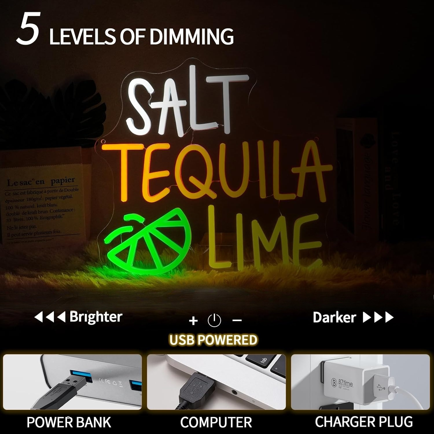 Salt Tequila Lime Neon Sign Le - Commercial Kitchen Light avis et prix