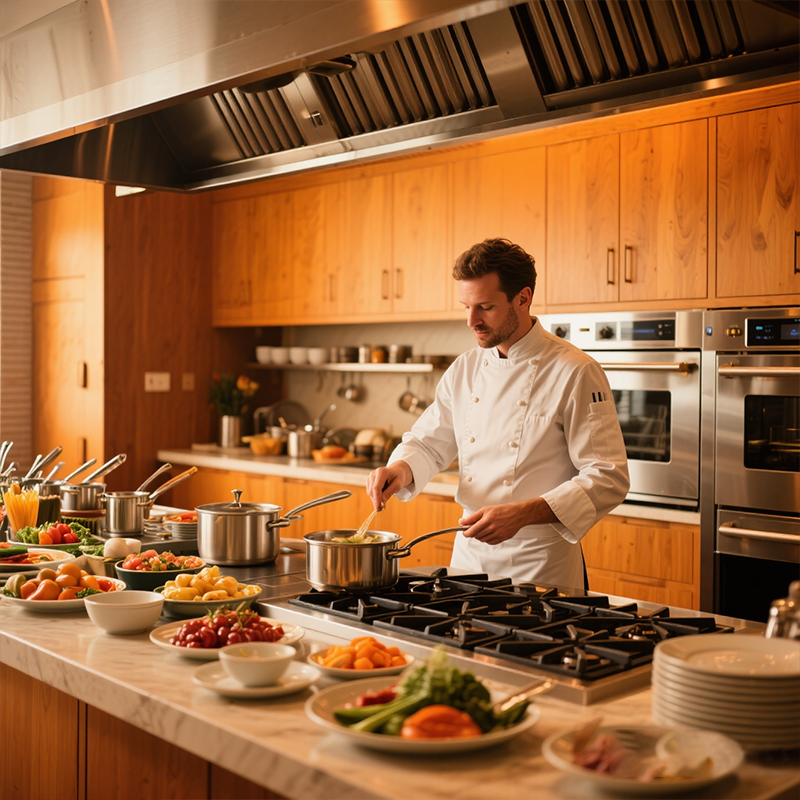 Automatic Commercial Kitchen E - Range Commercial Kitchen avis et prix
