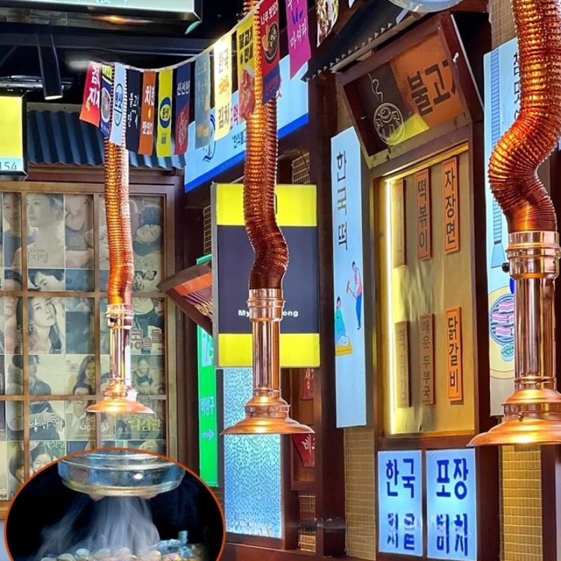 ‌Korean BBQ Exhaust Pipe - Hea - Commercial Kitchen Ventilation System avis et prix