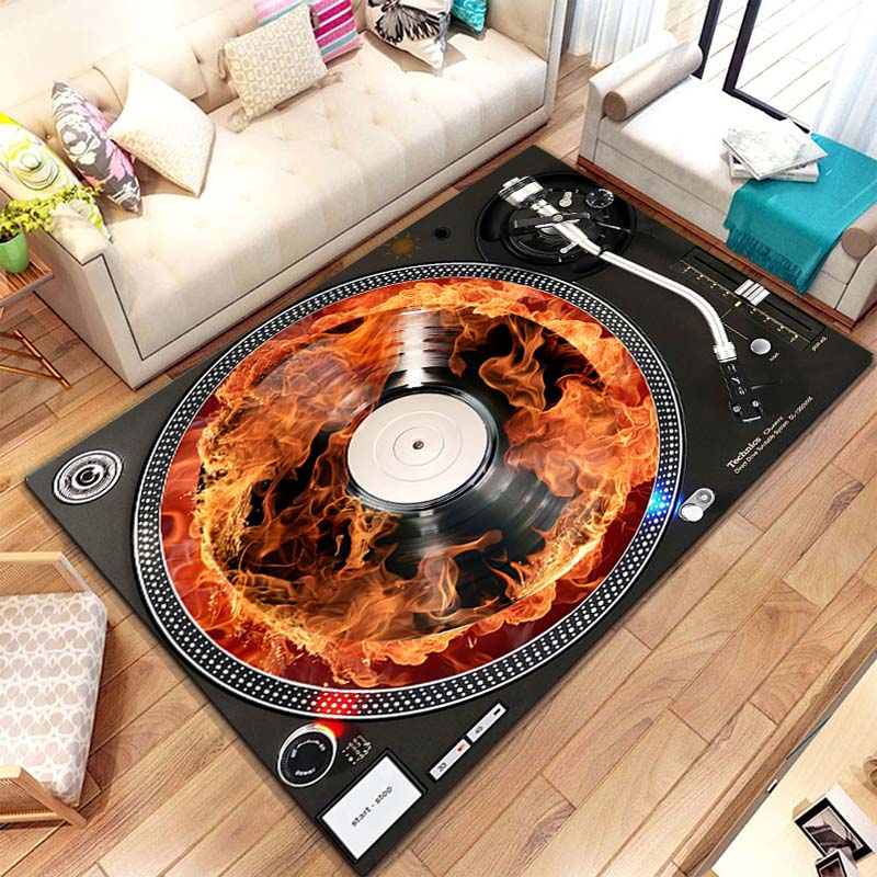 Music Vinyl Disc Player Patter - Commercial Kitchen Vinyl avis et prix