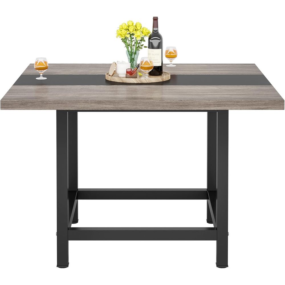 39.4 Square Wooden Dining Tabl - Commercial Kitchen Small Space avis et prix