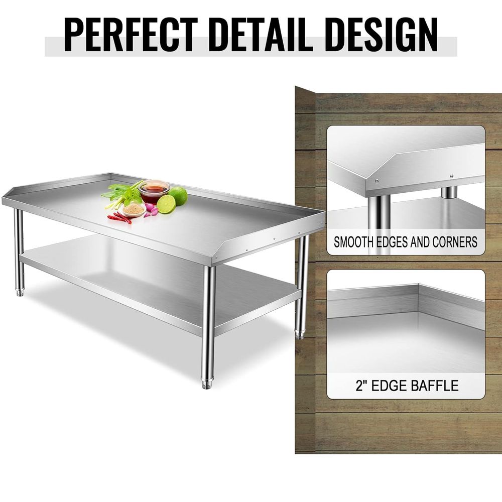 Commercial Stainless Steel Pre - Commercial Kitchen Prep Table avis et prix