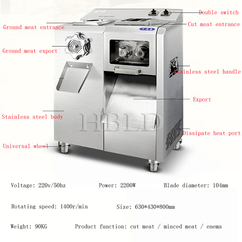 Vertical Commercial Meat Grind - Commercial Kitchen Grinder avis et prix