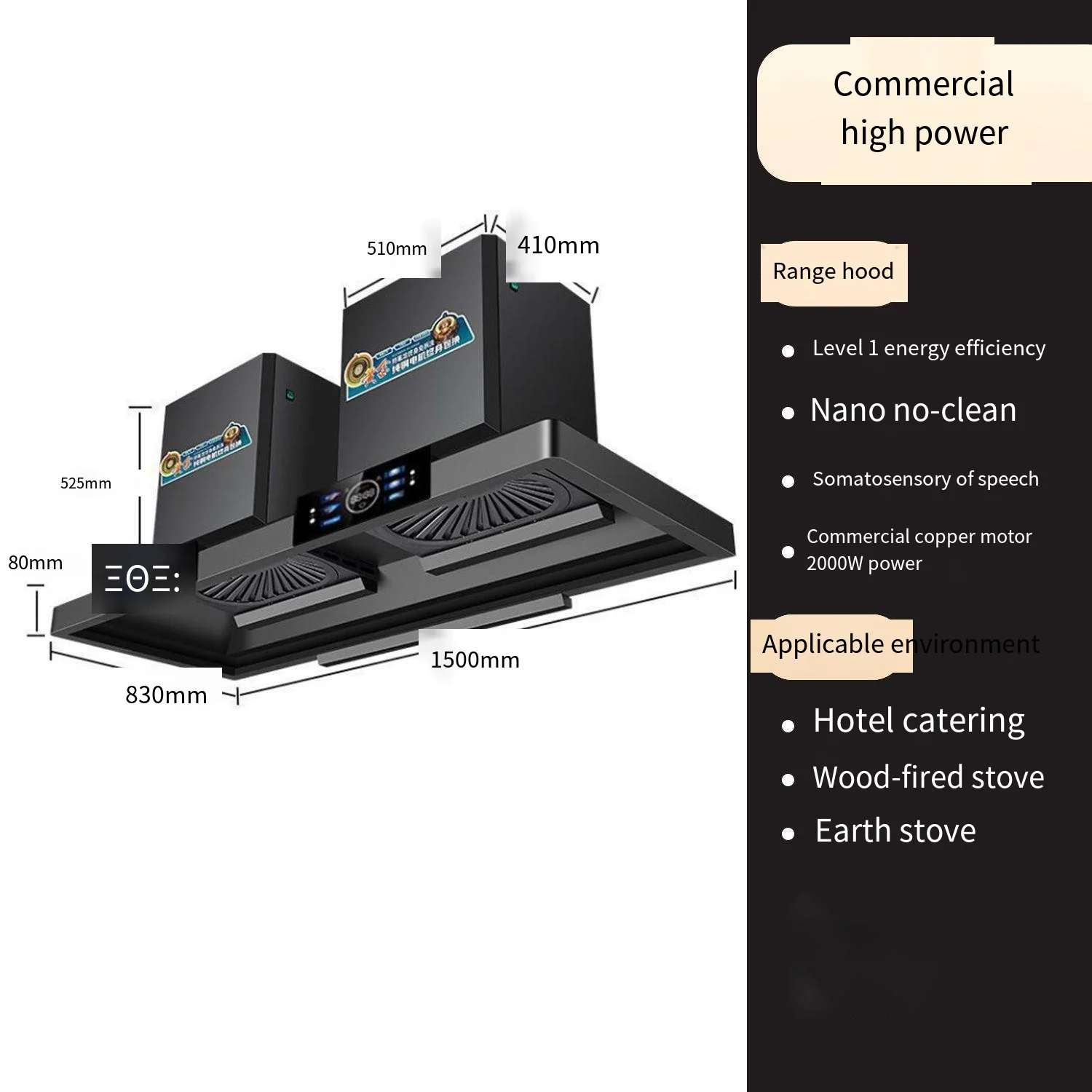 -for OEM  Hood Household Comme - Range Commercial Kitchen avis et prix