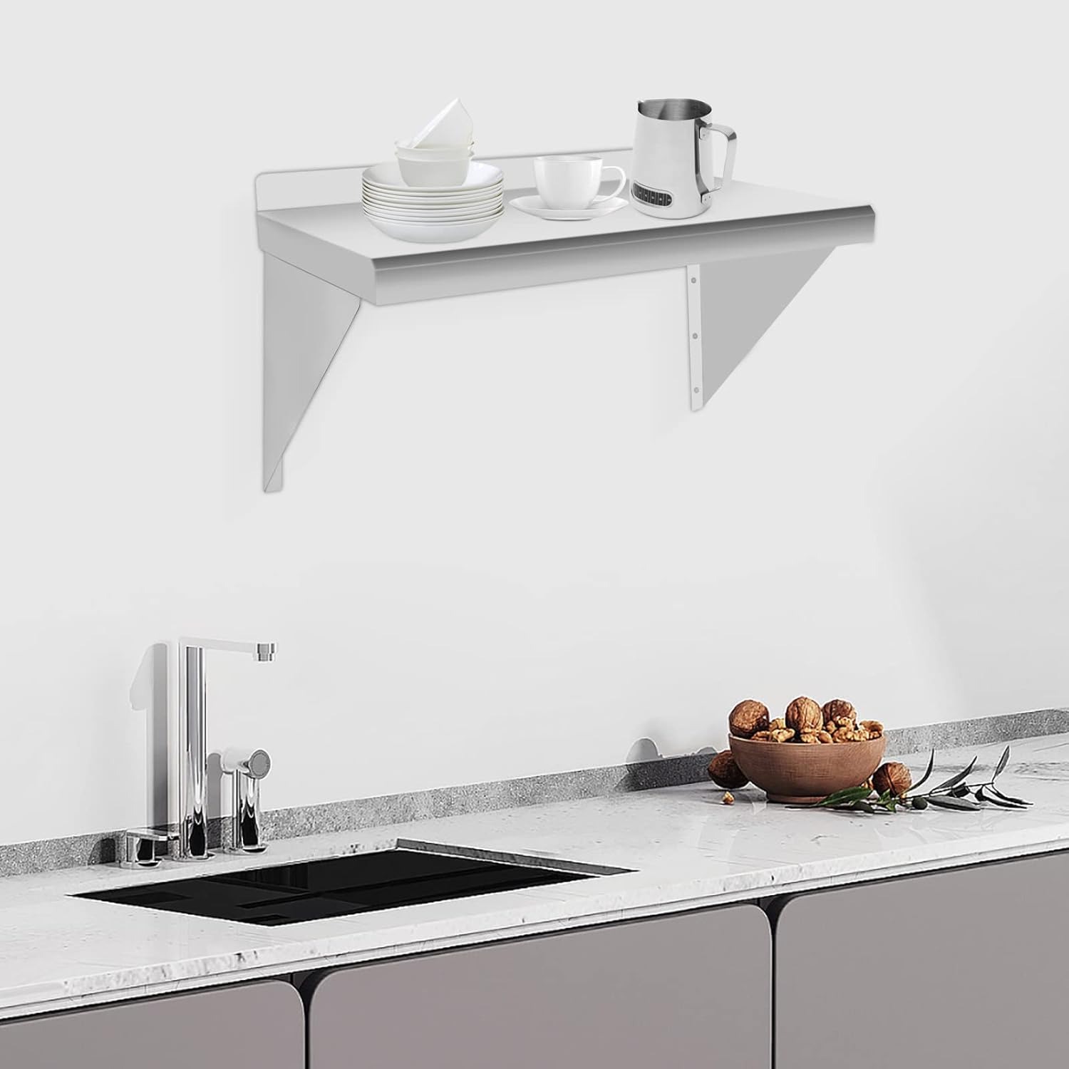 Cncest Stainless Steel Shelf 1 - Commercial Kitchen Wall Shelves avis et prix