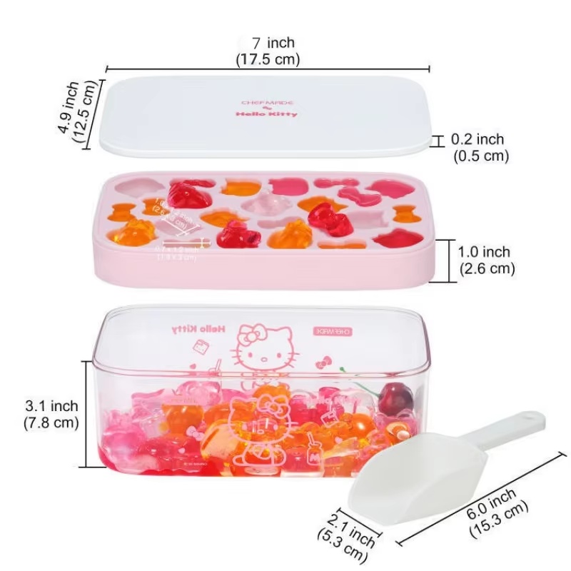7 Inch Hello Kitty Silicone Ic - Commercial Kitchen Utensil Organizer avis et prix