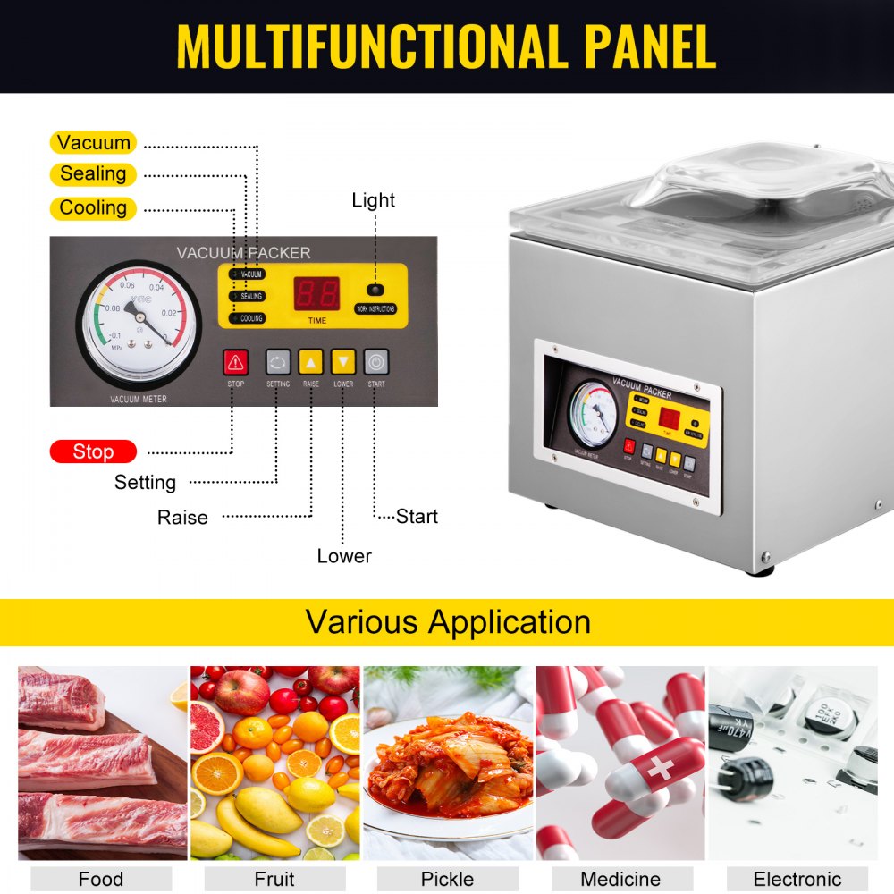 10V Chamber Vacuum Sealer DZ 2 - Vacuum Sealer avis et prix