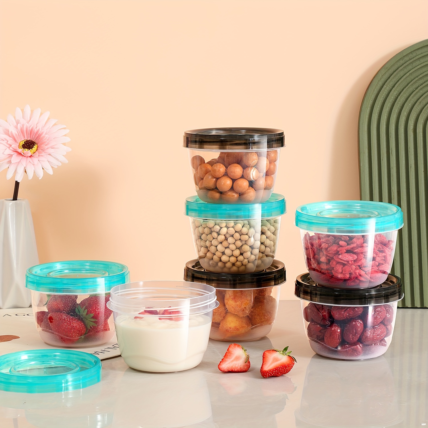2 Transparent Sealed Food Stor - Commercial Kitchen Utensil Organizer avis et prix
