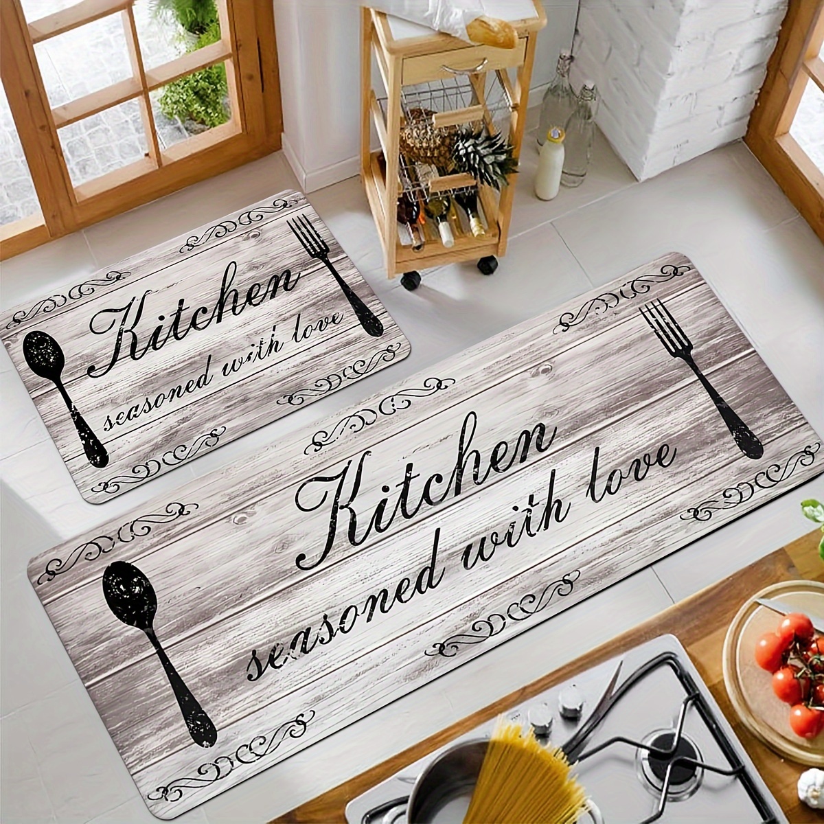 Vintage Vinyl Carpet Mat Rug H - Commercial Kitchen Vinyl avis et prix