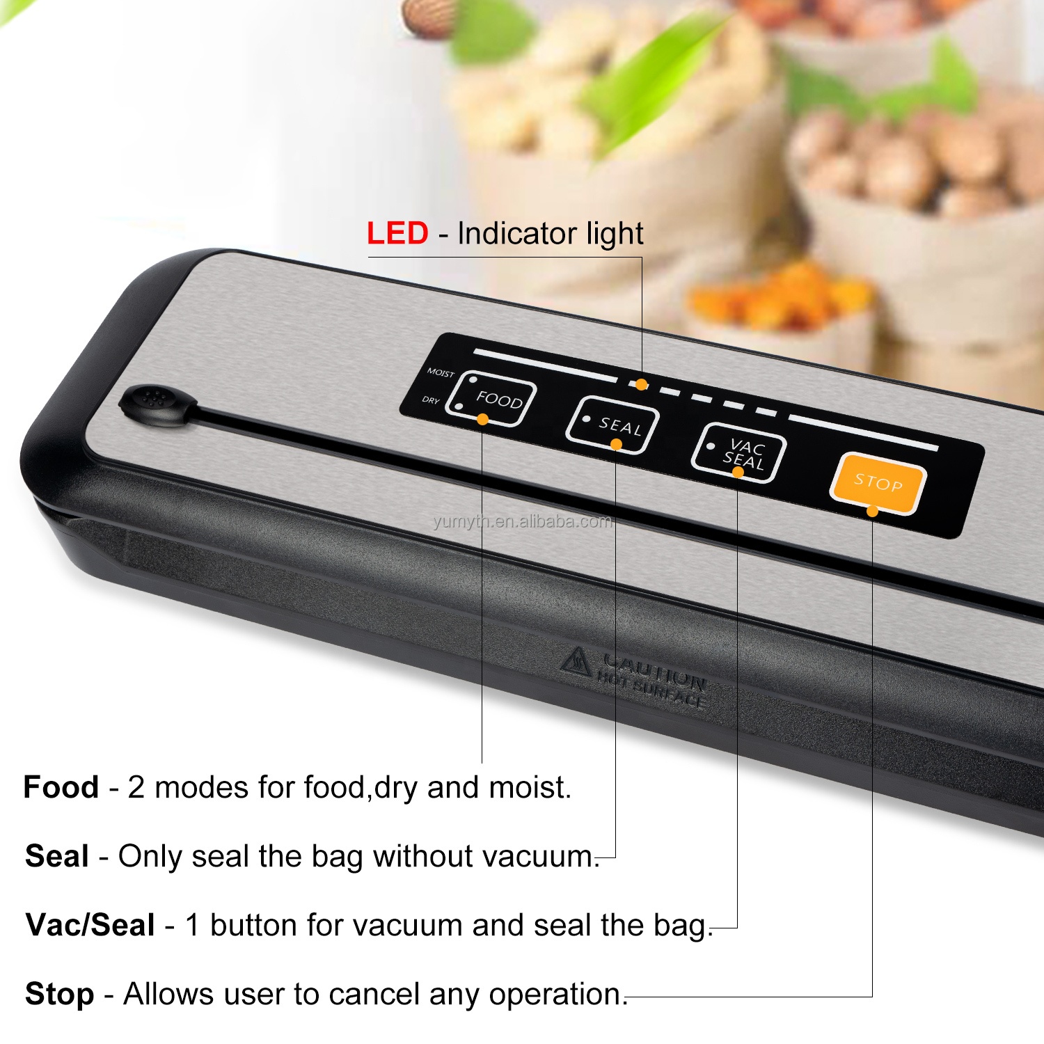 Portable USB-Powered Food Vacu - Vacuum Sealer avis et prix