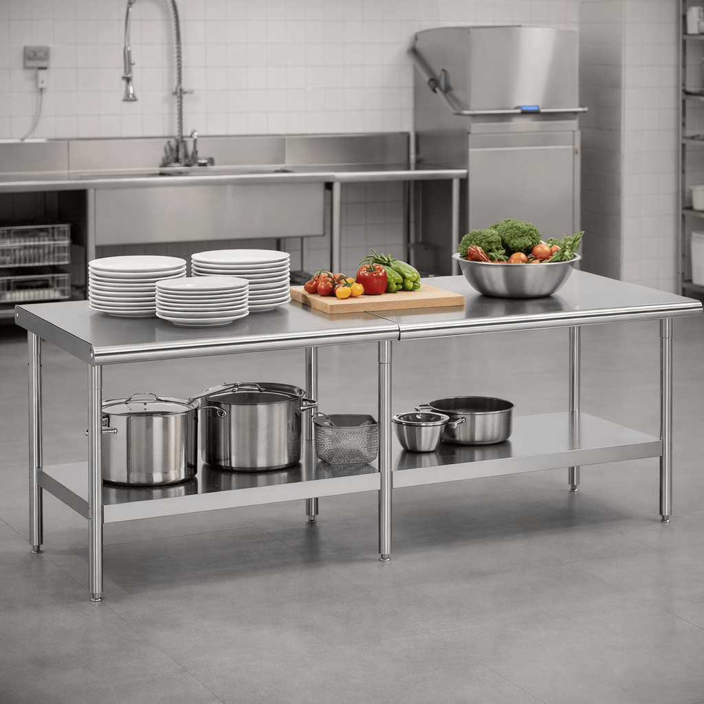 30×48–30×108 Inch Stainless St - Commercial Kitchen Table avis et prix