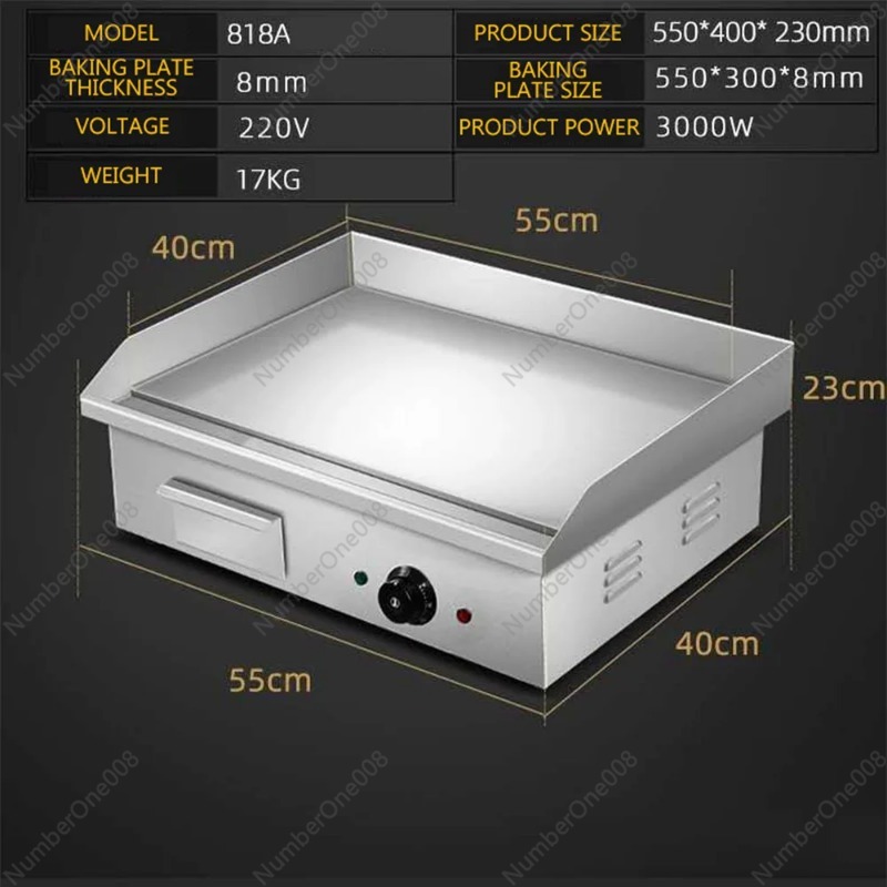 3000W Commercial Electric Grid - Commercial Kitchen Griddle avis et prix