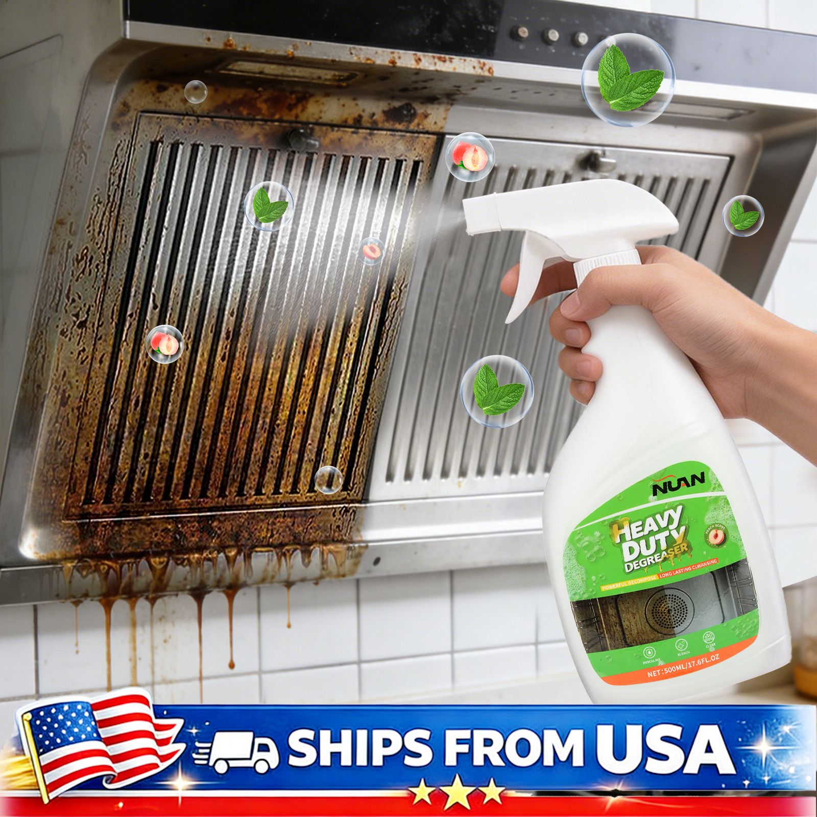 Kitchen Hood Grease Remover Cl - Commercial Kitchen Grease Cleaner avis et prix