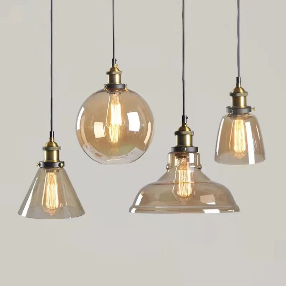 Nordic Retro Style Glass Penda - Commercial Kitchen Light avis et prix