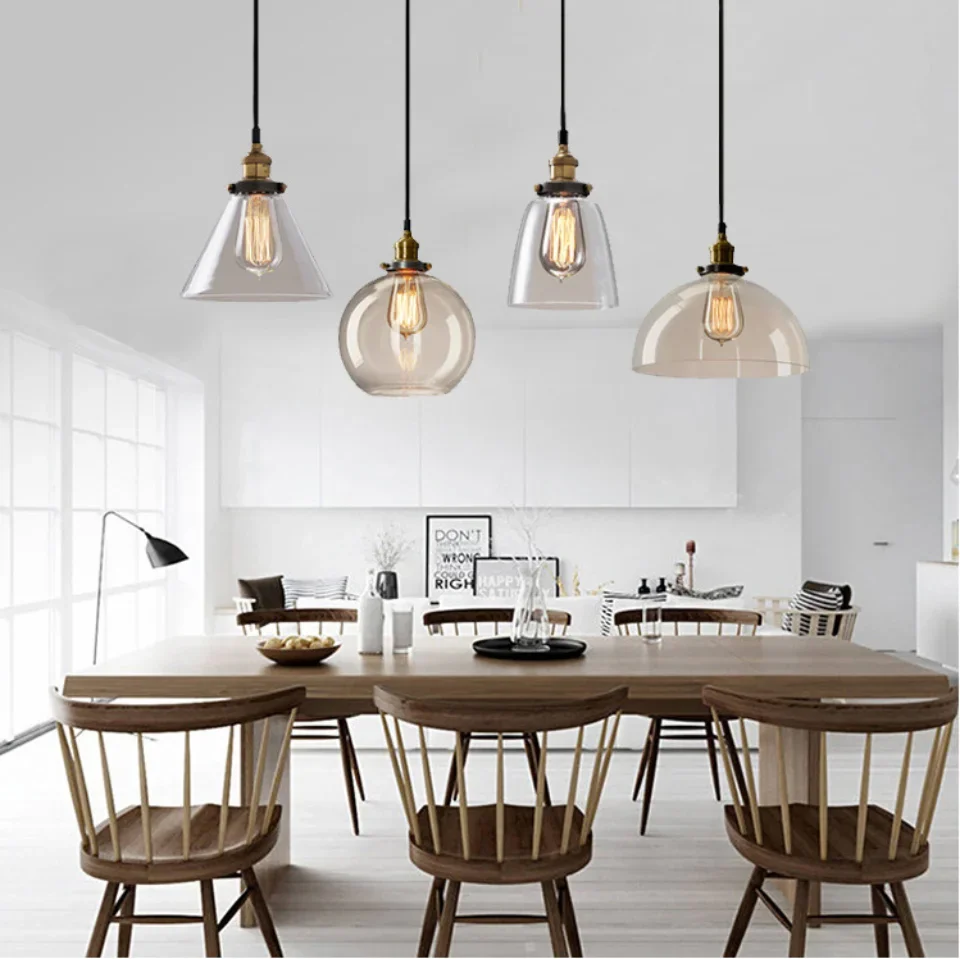 Nordic Retro Style Glass Penda - Commercial Kitchen Light avis et prix