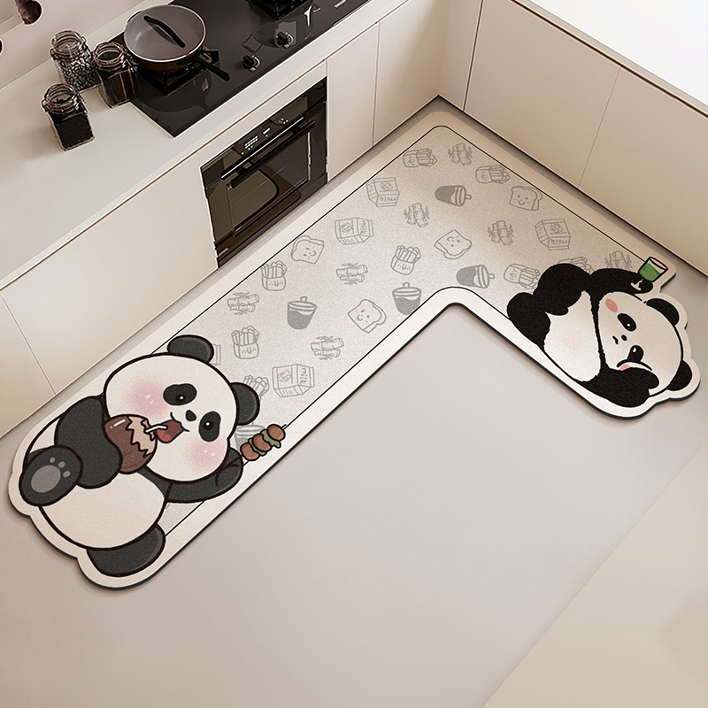 L-shaped Kitchen Floor Mat Wat - Commercial Kitchen Vinyl Flooring avis et prix
