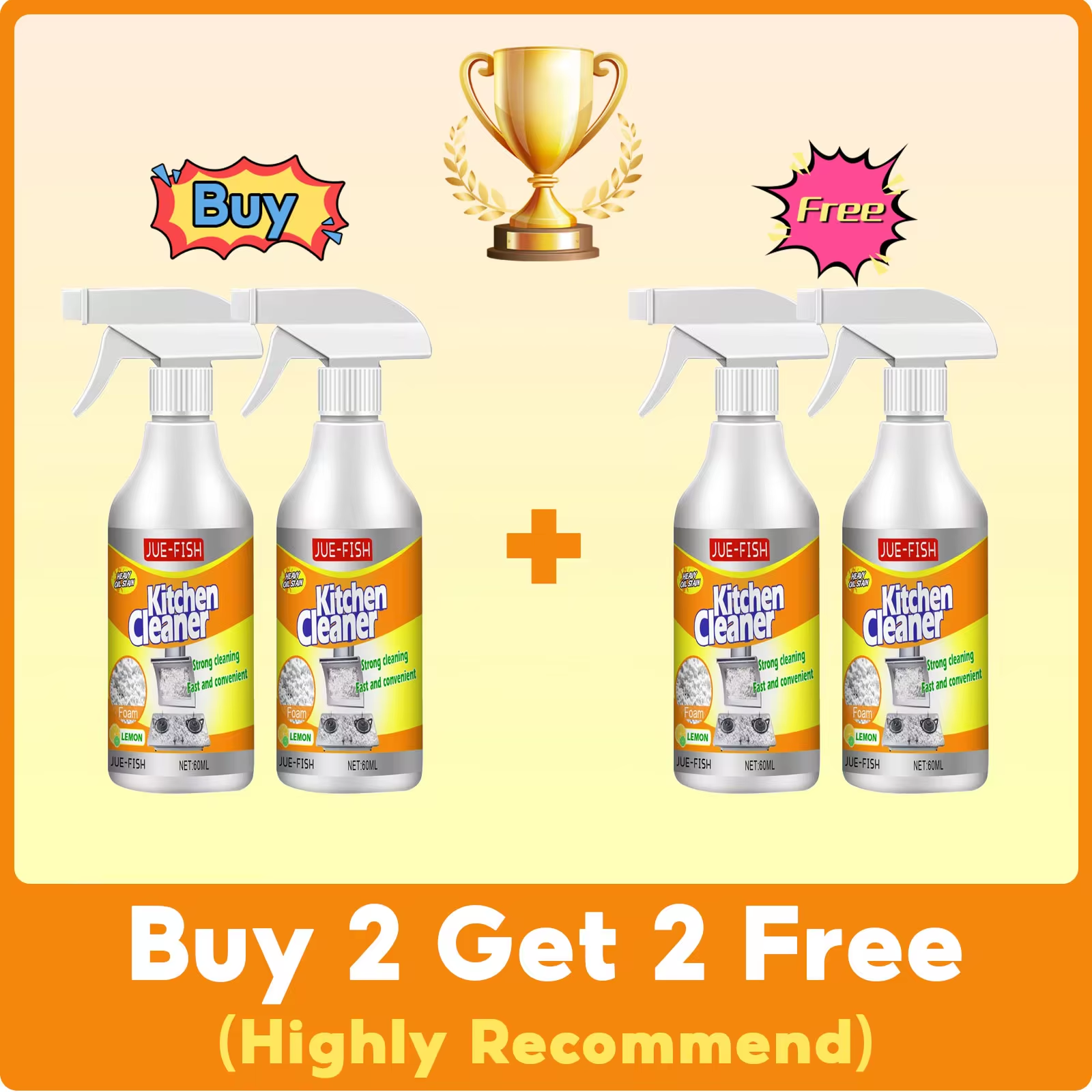 Oil Cleaner Bubble Spray Remov - Commercial Kitchen Grease Cleaner avis et prix