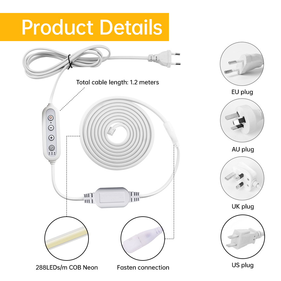 Waterproof COB Led Strip Light - Commercial Kitchen Light avis et prix