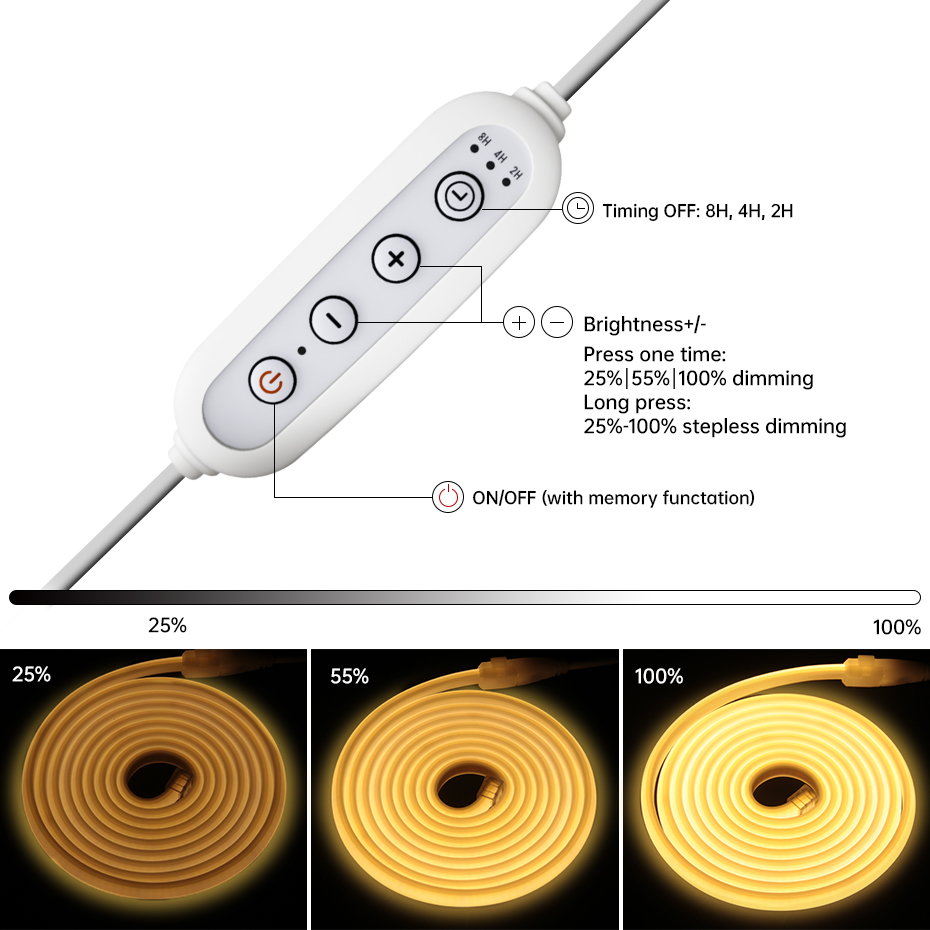 Waterproof COB Led Strip Light - Commercial Kitchen Light avis et prix