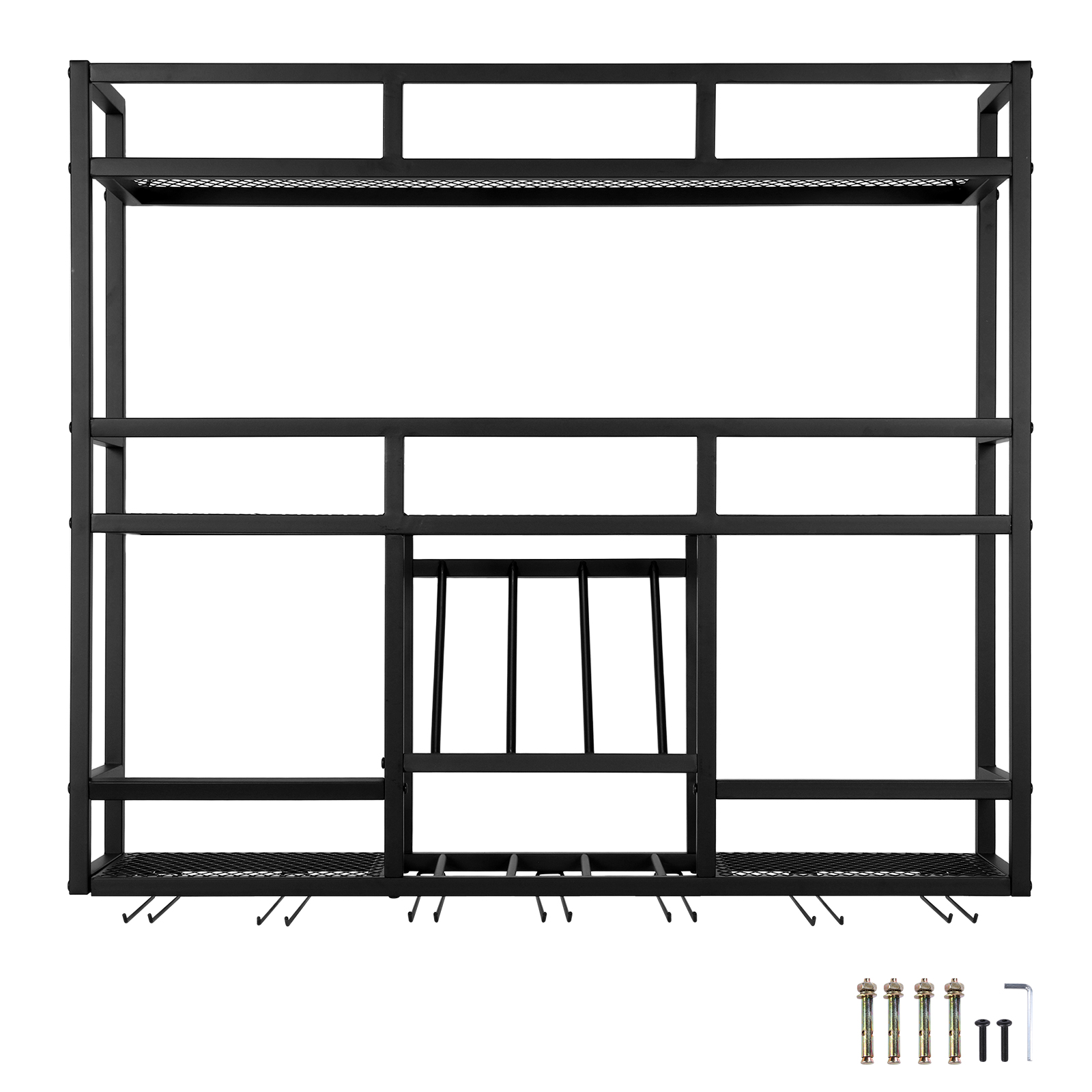 3 Tiers Floating Wine Bottle S - Commercial Kitchen Wall Shelves avis et prix