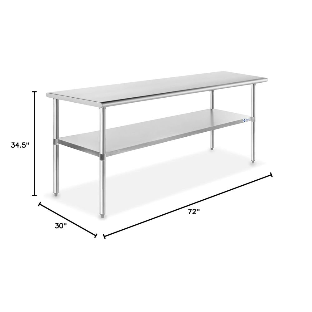 Industrial Stainless Steel Pre - Commercial Kitchen Prep Table avis et prix