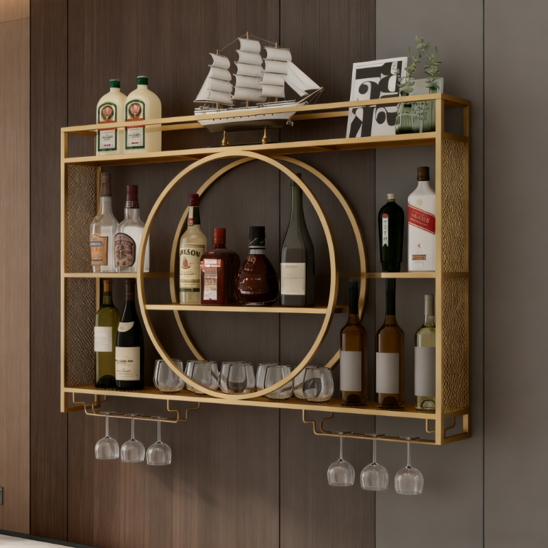Wall Mounted Wine Rack Hanging - Commercial Kitchen Wall Shelves avis et prix